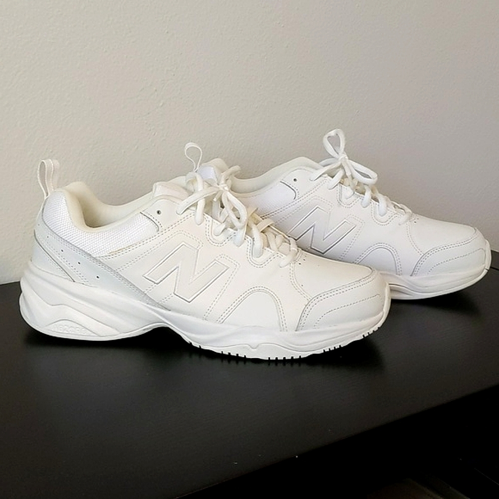 White Mens New Balance 609 Non-Marking